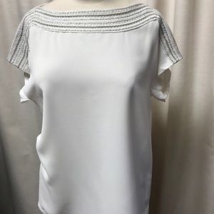 See U Soon white blouse